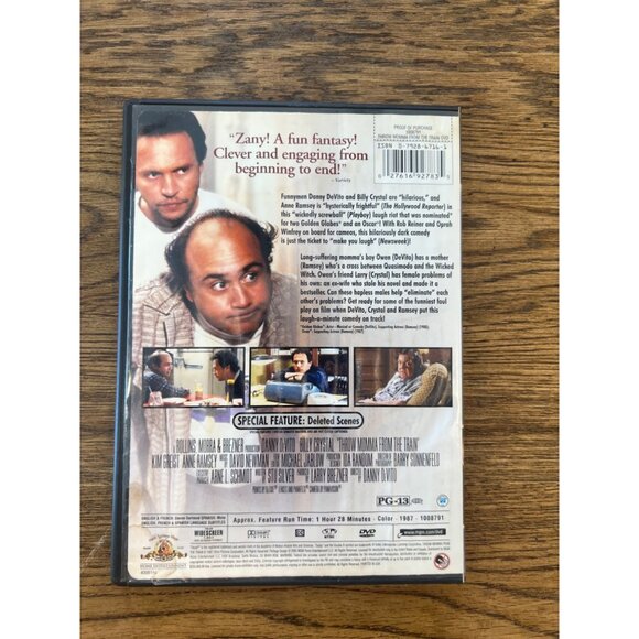 Throw Momma From The Train DVD 1987 Comedy Movie Danny DeVito Pre-Owned - Picture 4 of 4